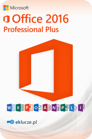Microsoft Office 2016 Professional Plus - licencja cyfrowa Office 2016