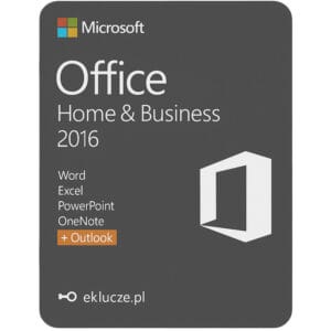 Microsoft Office 2016 dla Użytkowników Domowych i Małych Firm dla Mac - klucz aktywacyjny Office Mac