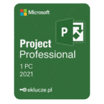Microsoft Project Professional 2021 - licencja Project Professional