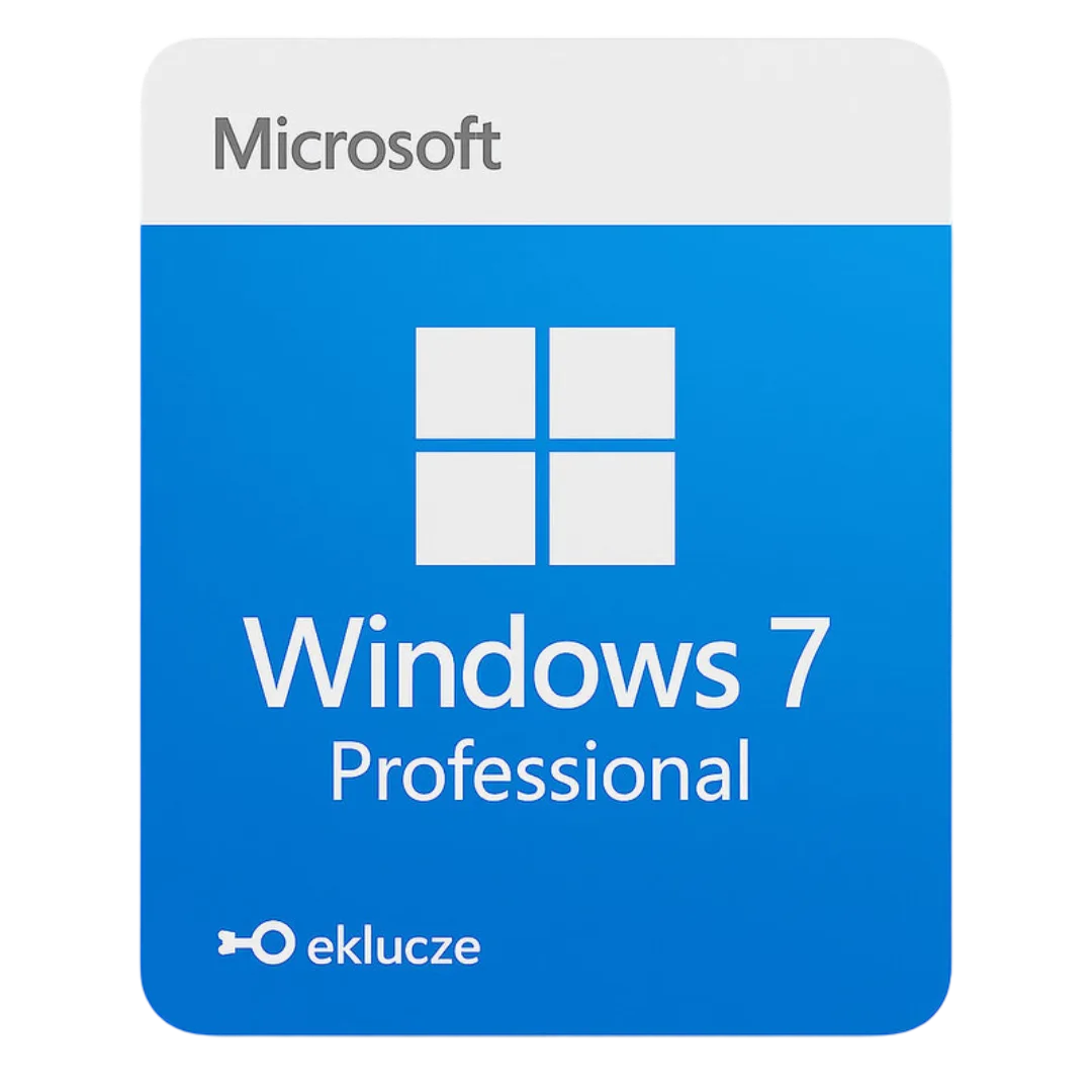 Microsoft Windows 7 Professional - licencja Windows 7 Pro