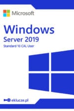 Microsoft Windows Server 2019 RDS 10 User CAL - klucz RDS 2019 dla 10 użytkowników