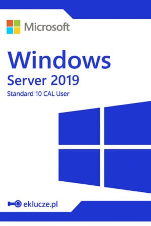 Microsoft Windows Server 2019 RDS 10 User CAL - klucz RDS 2019 dla 10 użytkowników