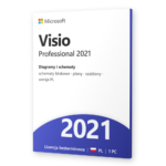 Microsoft Visio Professional 2021 - klucz Visio 2021