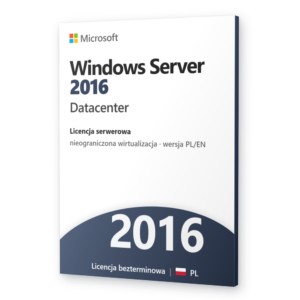 Microsoft Windows Server 2016 Datacenter - klucz Windows Server 2016 Datacenter