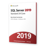 Microsoft SQL Server 2019 Standard 24 Core - licencja SQL Server 2019 Standard