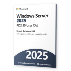 Microsoft Windows Server 2025 RDS 50 User CAL - licencja RDS 2025 dla 50 użytkowników