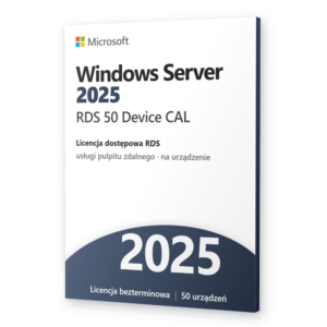Microsoft Windows Server 2025 RDS 50 Device CAL - licencja RDS 2025 dla 50 urządzeń