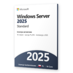 Microsoft Windows Server 2025 Standard - klucz Windows Server 2025 Standard