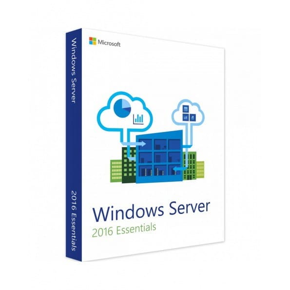Microsoft Windows Server 2016 Essentials 2CPU - licencja Server Essentials dla 2 procesorów