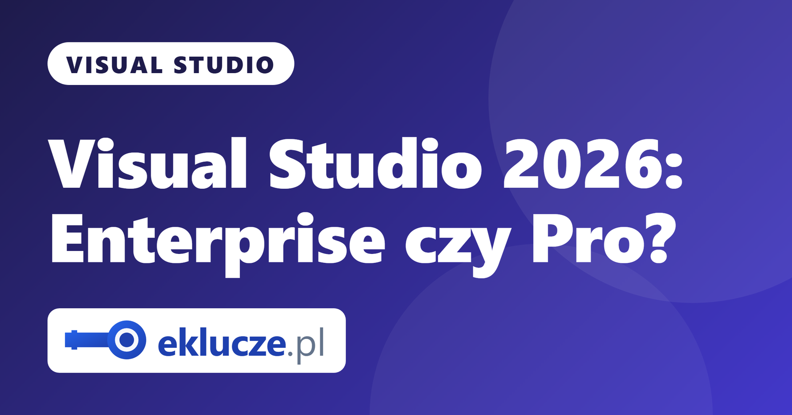 Visual Studio 2026: Enterprise czy Professional? Pełne porównanie edycji