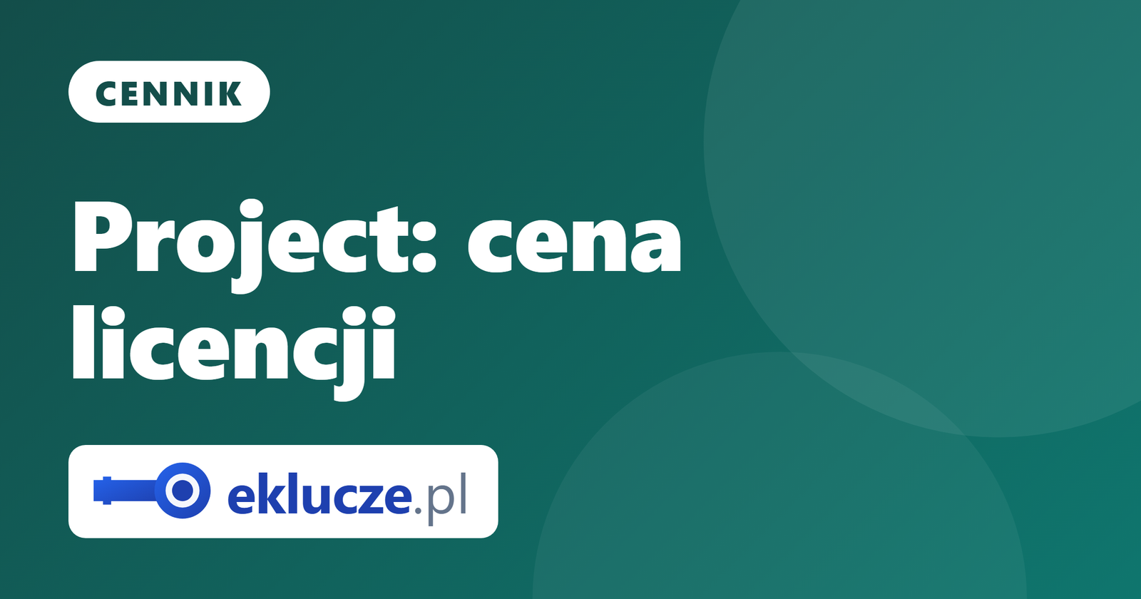 Microsoft Project: cena w 2026. Ile kosztuje licencja (2019/2021/2024)?