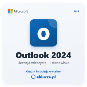 Microsoft Outlook 2024 - klucz licencyjny, eklucze.pl