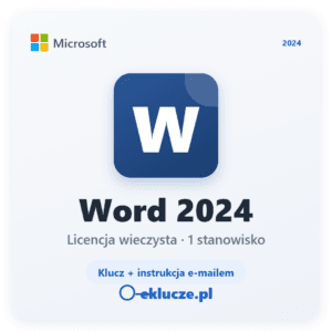 Microsoft Word 2024 - klucz licencyjny, eklucze.pl