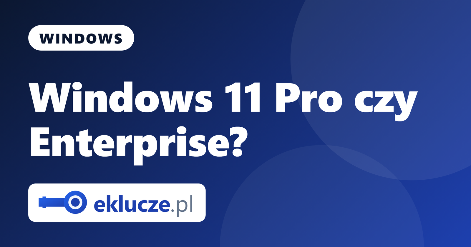 Windows 11 Pro vs Enterprise: różnice, licencjonowanie i dla kogo która edycja